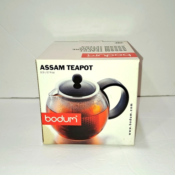 Bodum Kitchen Bodum Assam Teapot Press Plastic Filter Black 7 Fl Oz